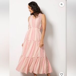 NWT RAILS Loulou Maxi Dress in Salerno Stripe Size Large